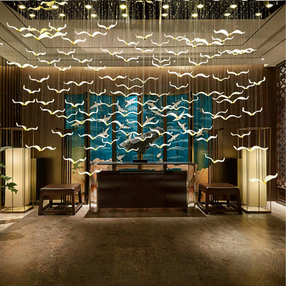Large Seagull Chandelier Chandelier