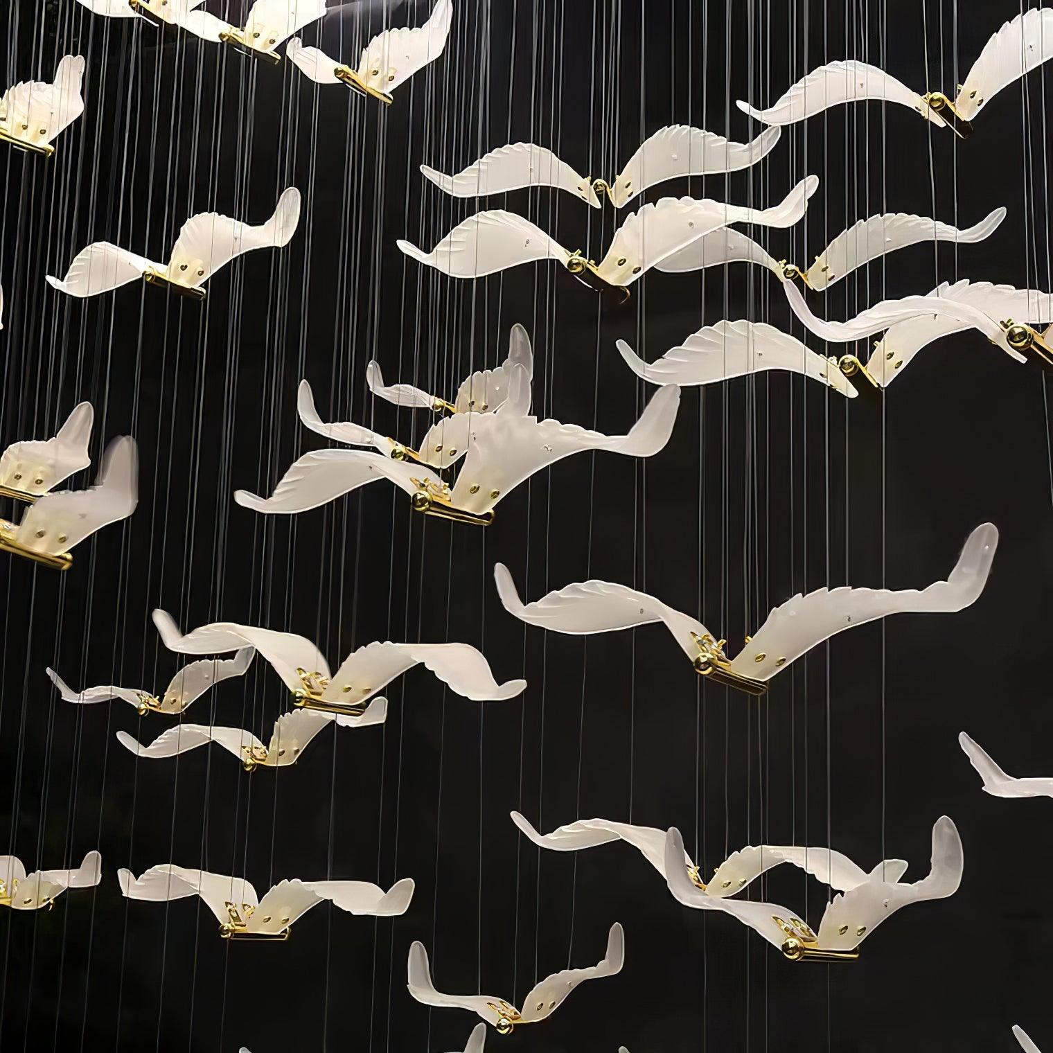 Large Seagull Chandelier Chandelier