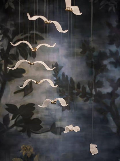 Large Seagull Chandelier Chandelier