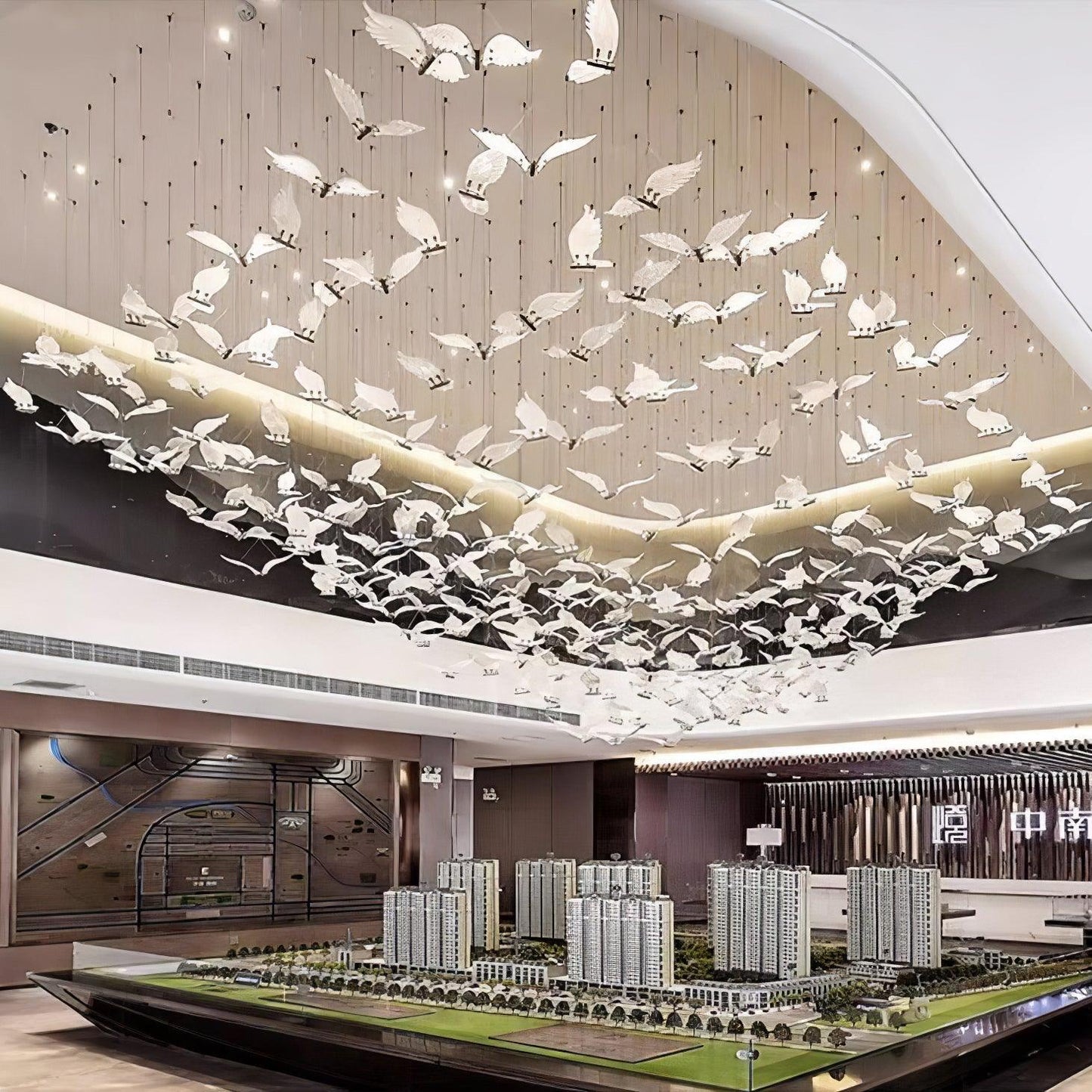 Large Seagull Chandelier Chandelier