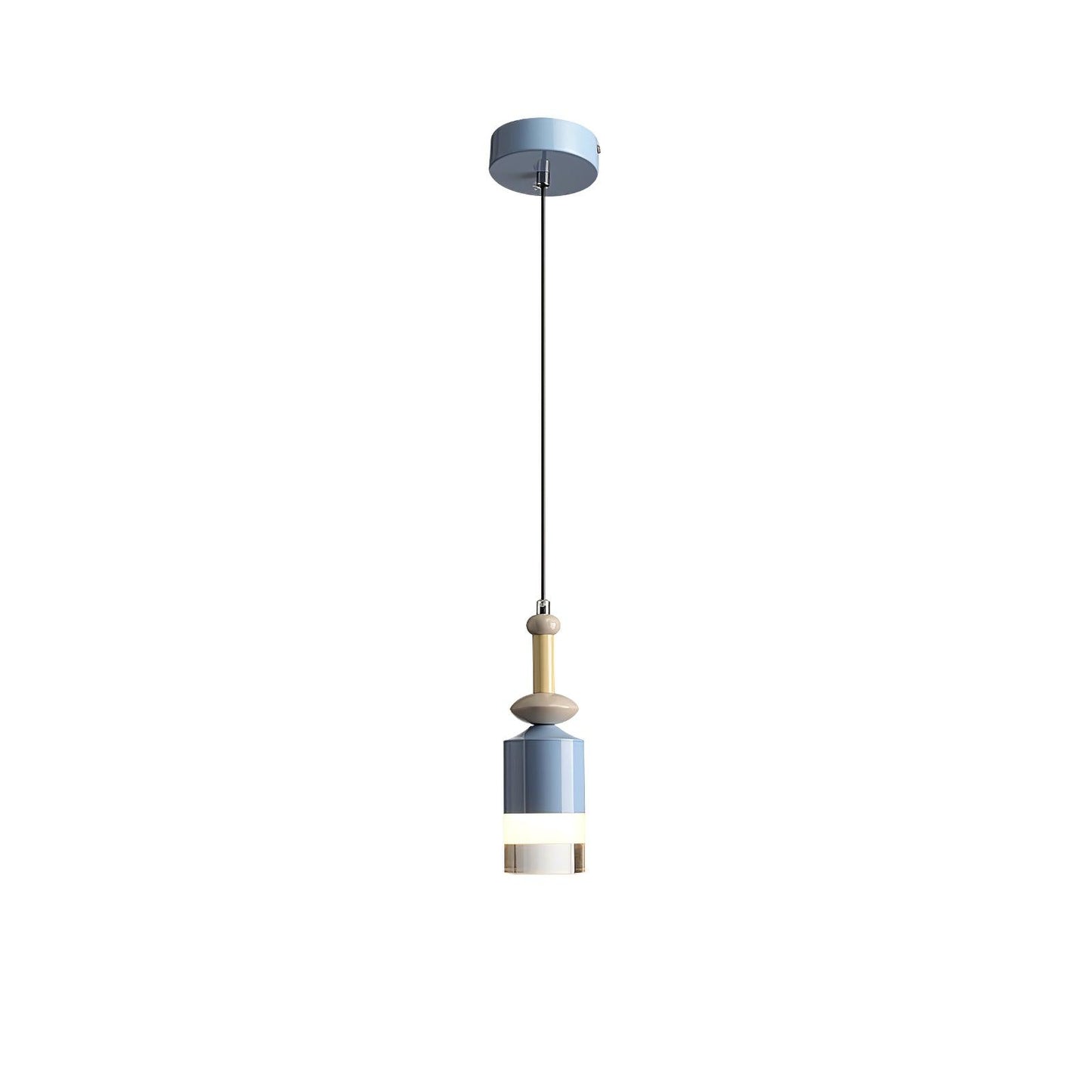 Lariat Pendant Lamp Model C ? 2.8″ x H 9.1″ / Dia 7cm x H 23cm / Combination 1 Pendant light
