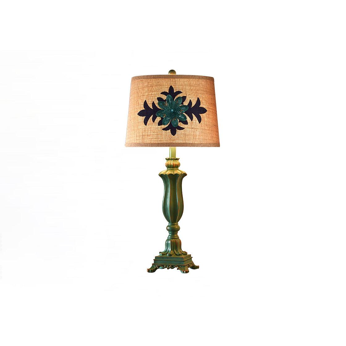 Lark Table Lamp Dia 12.2″ x H 30″ / Dia 31cm x H 76.5cm / Green / US plug Table lamp