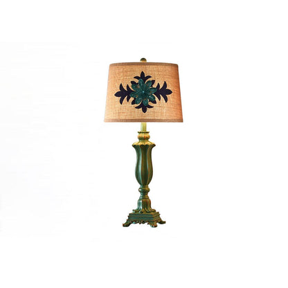 Lark Table Lamp Dia 12.2″ x H 30″ / Dia 31cm x H 76.5cm / Green / US plug Table lamp