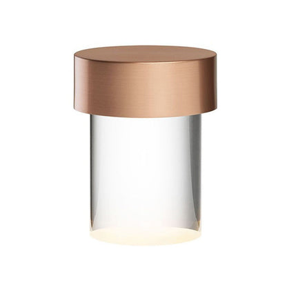 Last Order Portable Table Lamp Model A ? 3.9″ x H 5.5″ / Dia 10cm x H 14cm / Rose gold & Clear / Touch Infinite Dimming
