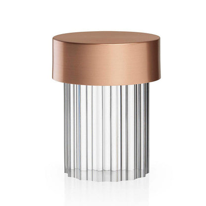 Last Order Portable Table Lamp Model B ? 3.9″ x H 5.5″ / Dia 10cm x H 14cm / Rose gold & Clear / Touch Infinite Dimming