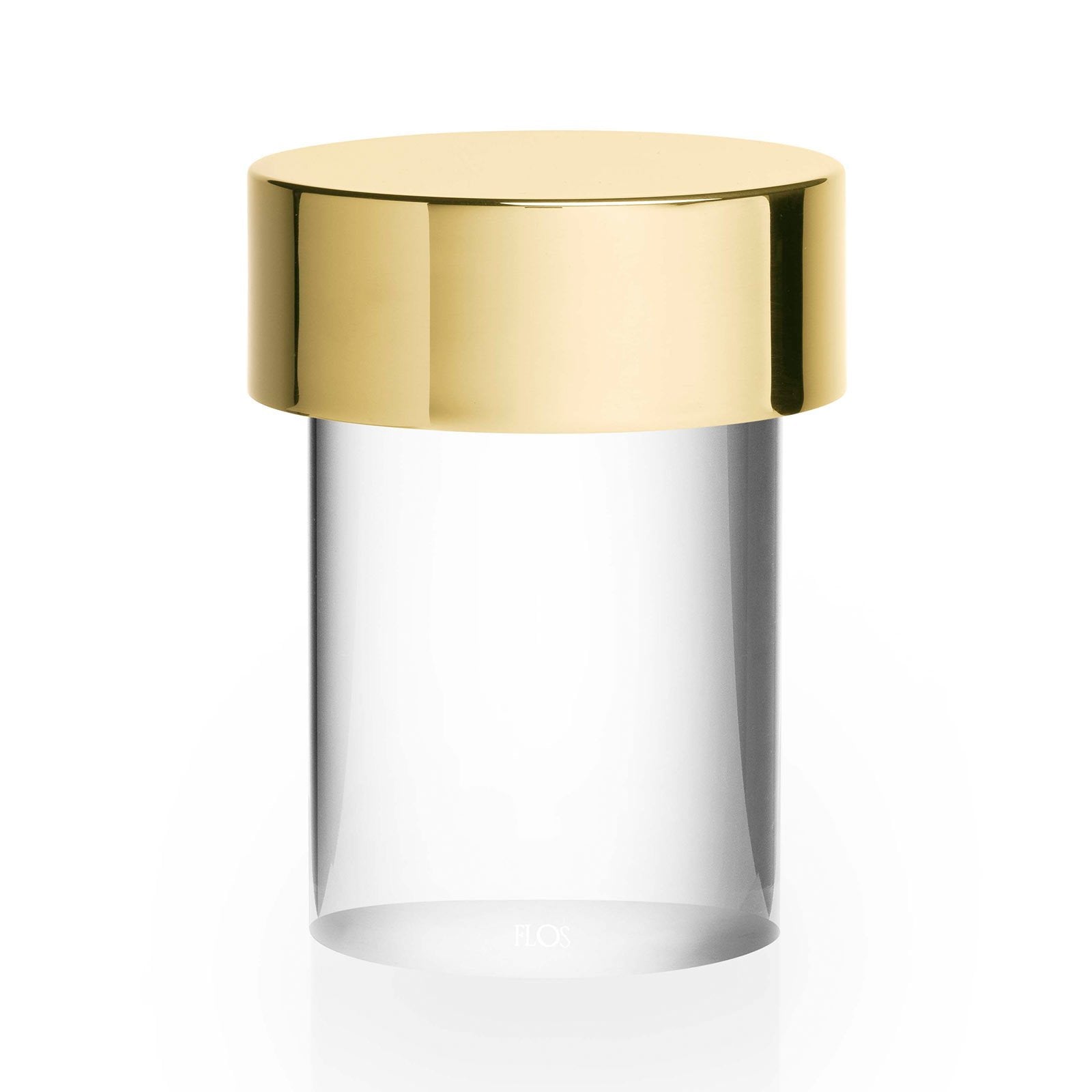 Last Order Portable Table Lamp Model A ? 3.9″ x H 5.5″ / Dia 10cm x H 14cm / Gold & Clear / Touch Infinite Dimming