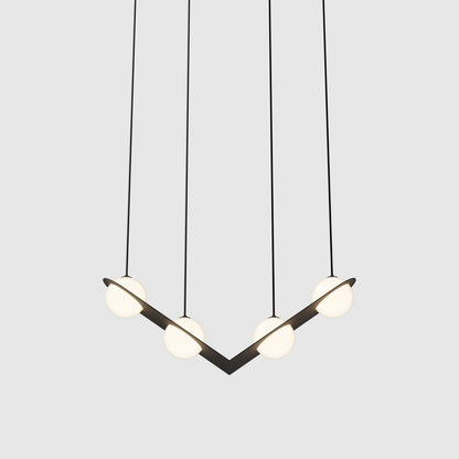 Orbion Black Pendant Lamp Laurent-02 ? 27.6″ x H 7.9″ / Dia 70cm x W 20cm / Black Pendant light
