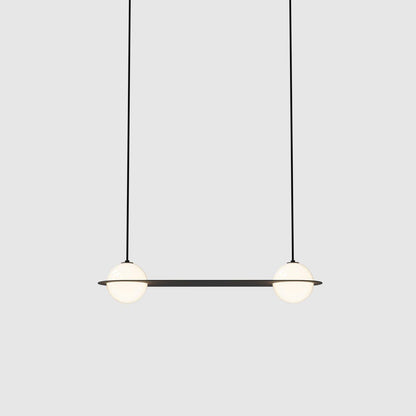 Orbion Black Pendant Lamp Laurent-03 ? 29.5″ x H 7.9″ / Dia 75cm x W 20cm / Black Pendant light