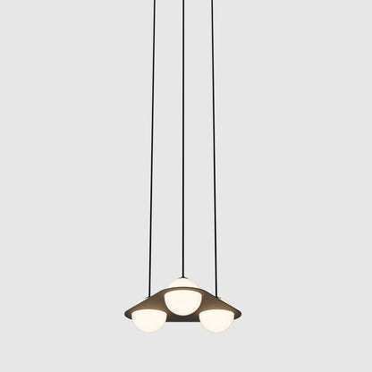 Orbion Black Pendant Lamp Laurent-08 ? 20.5″ x H 5.9″ / Dia 52cm x H 15cm / Black Pendant light