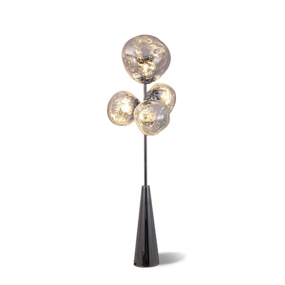 Lava Column Floor Lamp Dia 22.8″ x H 68.9″ / Dia 58cm x H 175cm / Chrome + Black / US plug Floor lamp