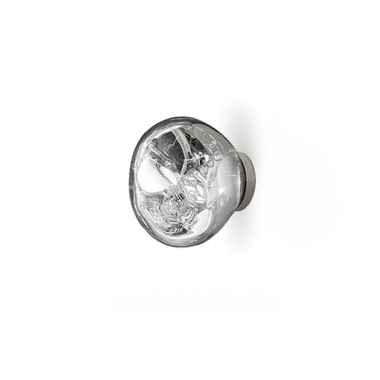 Lava Wall Lamp ? 7.1″ x H 7.5″ / Dia 18cm x H 19cm / Silver. Wall lamp