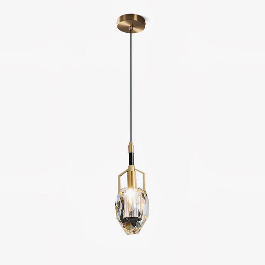 Lavilla Pendant Lamp Dia 4.7″ x H 10.6″ / Dia 12cm x H 27cm / Brass + Clear Pendant light