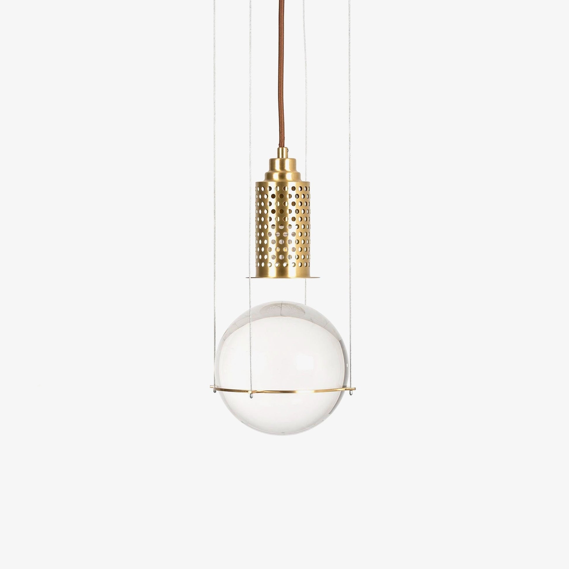 Le tre streghe Crystal Pendant Light Dia 5.9″ x H 59″ / Dia 15cm x H 150cm / Gold Pendant light