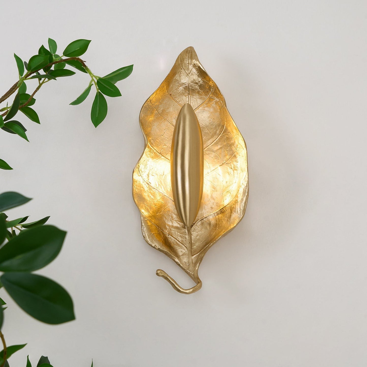 Leaf Brass Wall Lamp Wall lamp