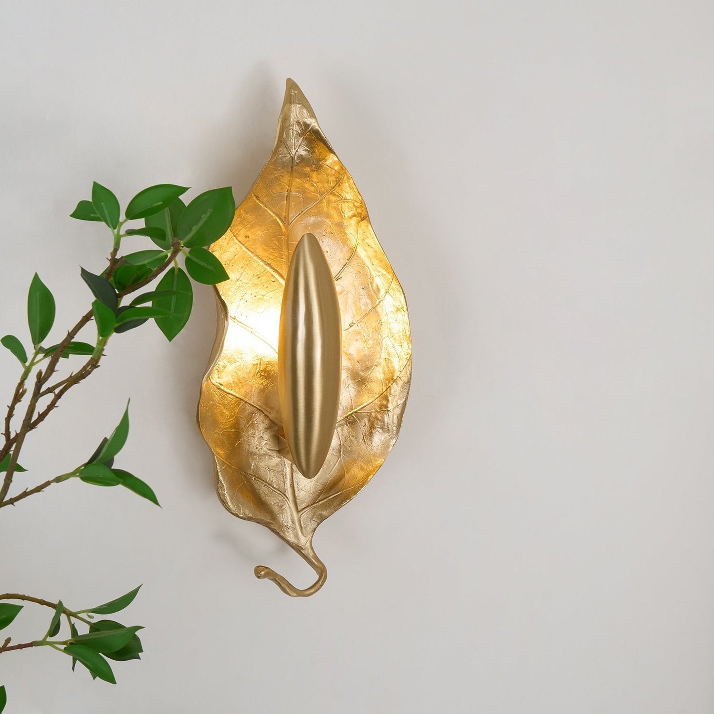 Leaf Brass Wall Lamp Wall lamp