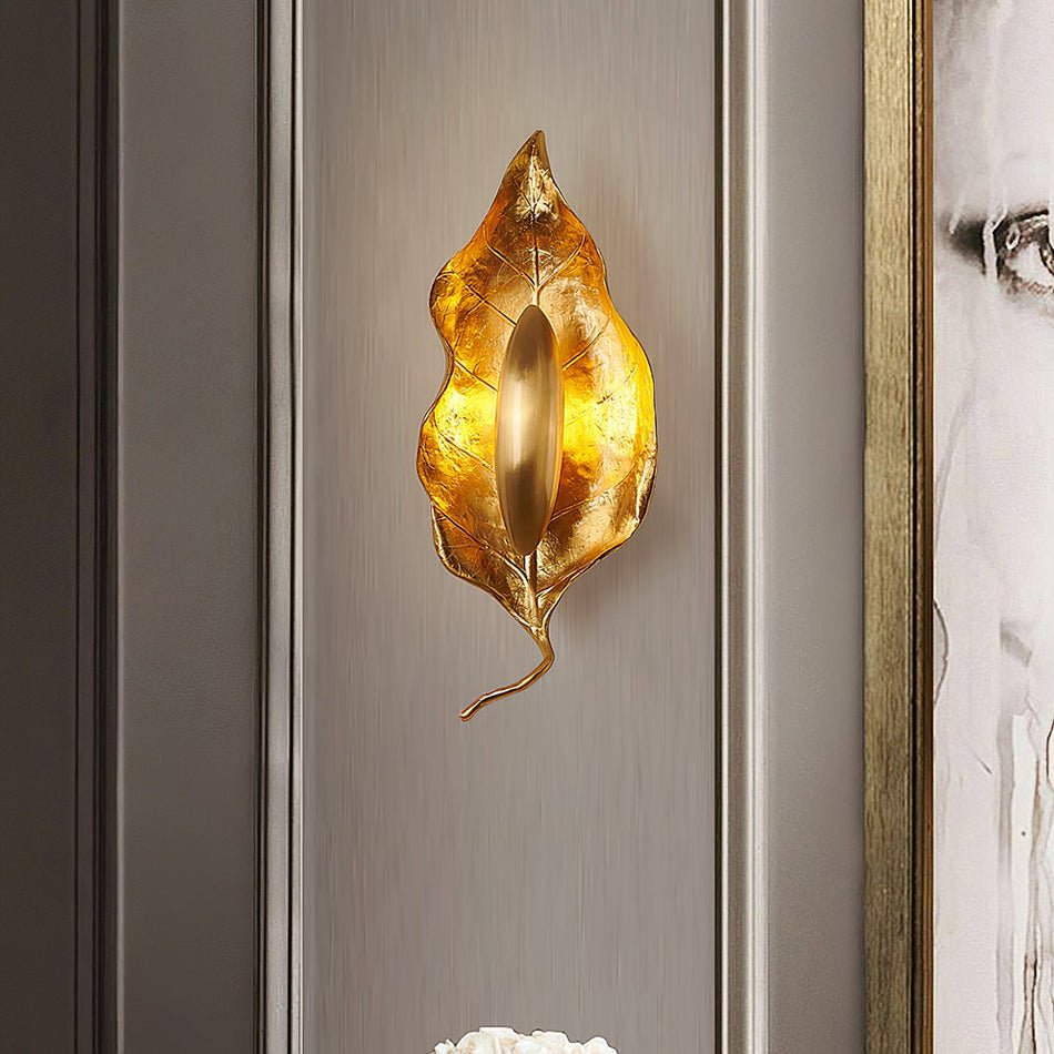 Leaf Brass Wall Lamp Wall lamp