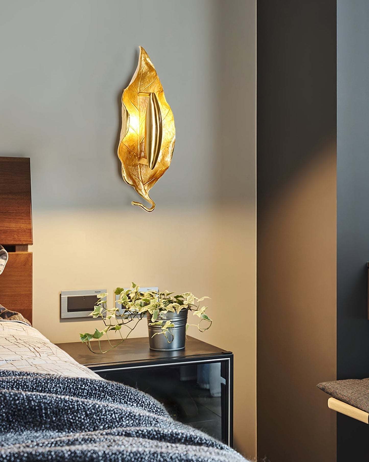 Leaf Brass Wall Lamp Wall lamp