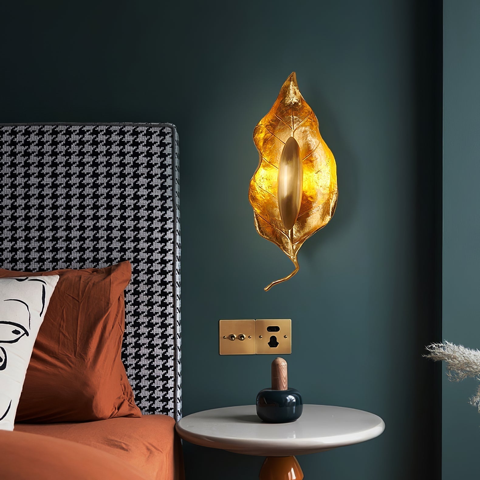 Leaf Brass Wall Lamp Wall lamp