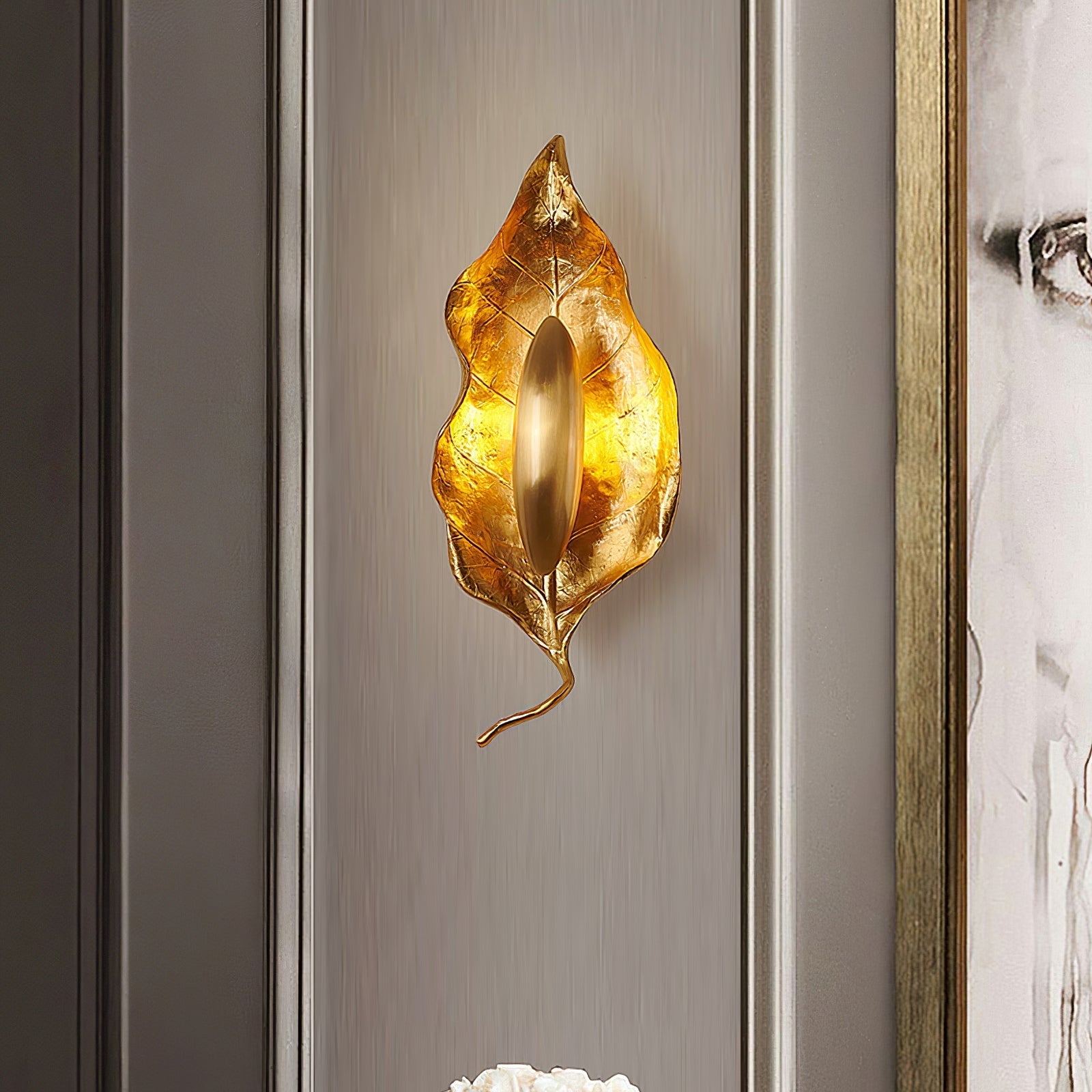 Leaf Brass Wall Lamp Wall lamp