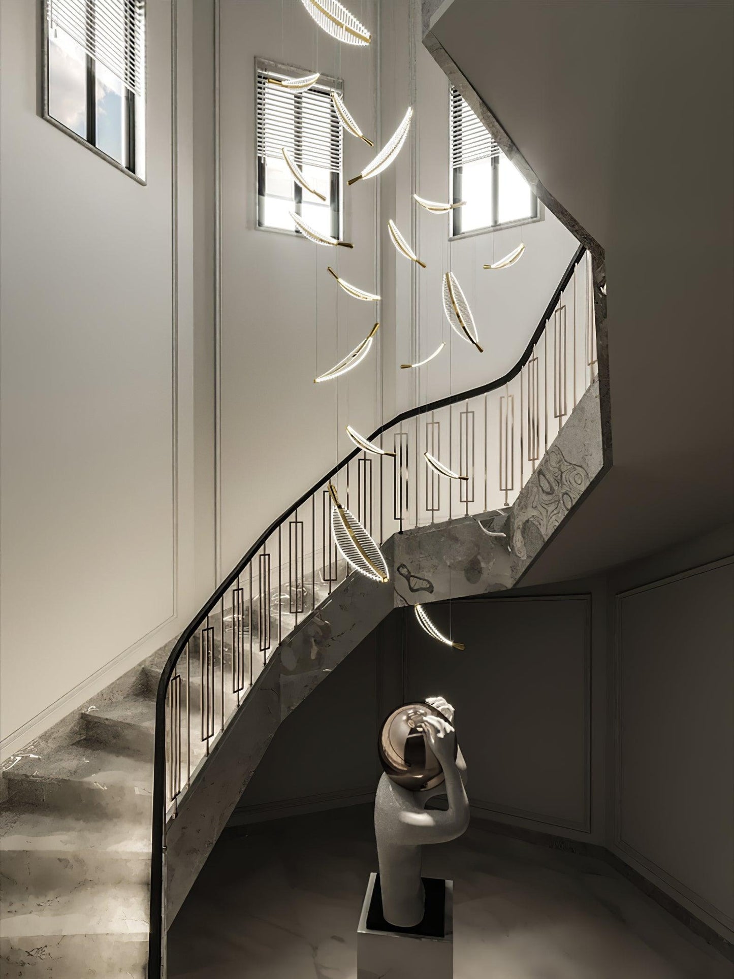 Leaf LED Chandelier Chandelier