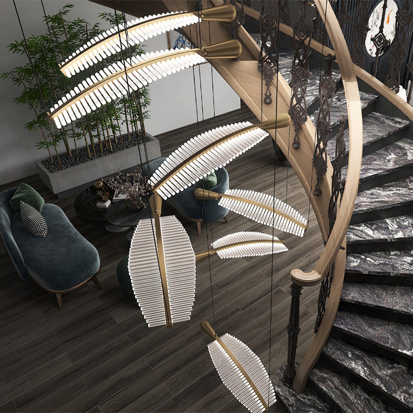 Leaf LED Chandelier Chandelier