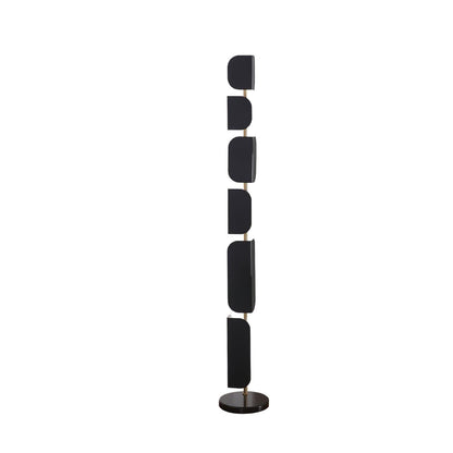 Leagan Floor Lamp Dia 11.8″ x H 68.1″ / Dia 30cm x H 173cm / Black & Gold / US Plug Floor lamp