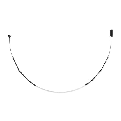 Leda Chandelier Model B Dia 47.2″ x H 59″ / Dia 120cm x H 150cm / Black / Warm Light Chandelier