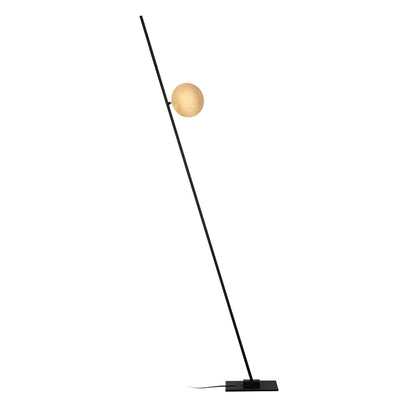 Giorgio Floor Light 1 head L 11.8″ x H 68.9″ / L 30cm x H 175cm / Gold & Black / US plug Floor lamp