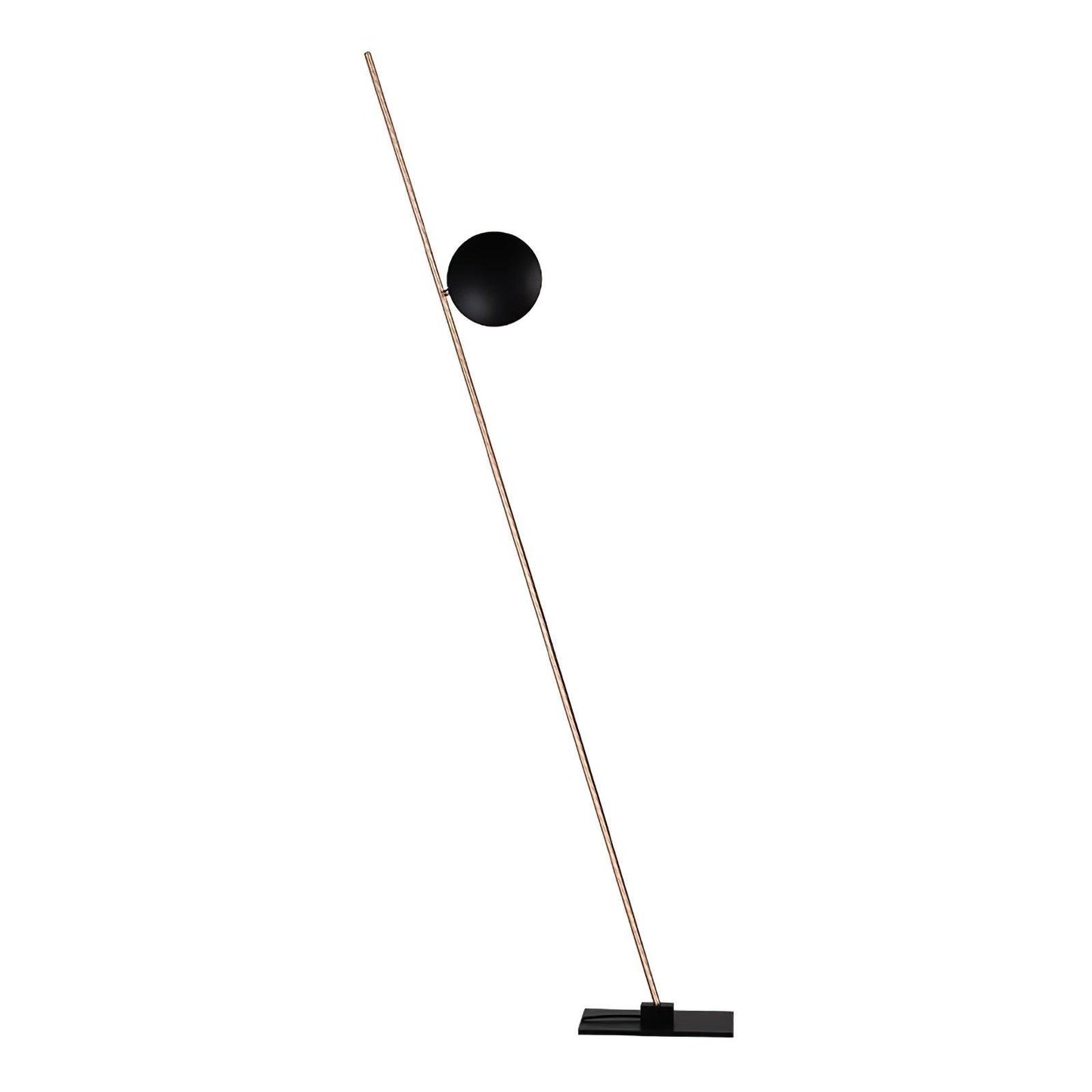 Giorgio Floor Light 1 head L 11.8″ x H 68.9″ / L 30cm x H 175cm / Black & Rose Gold / US plug Floor lamp