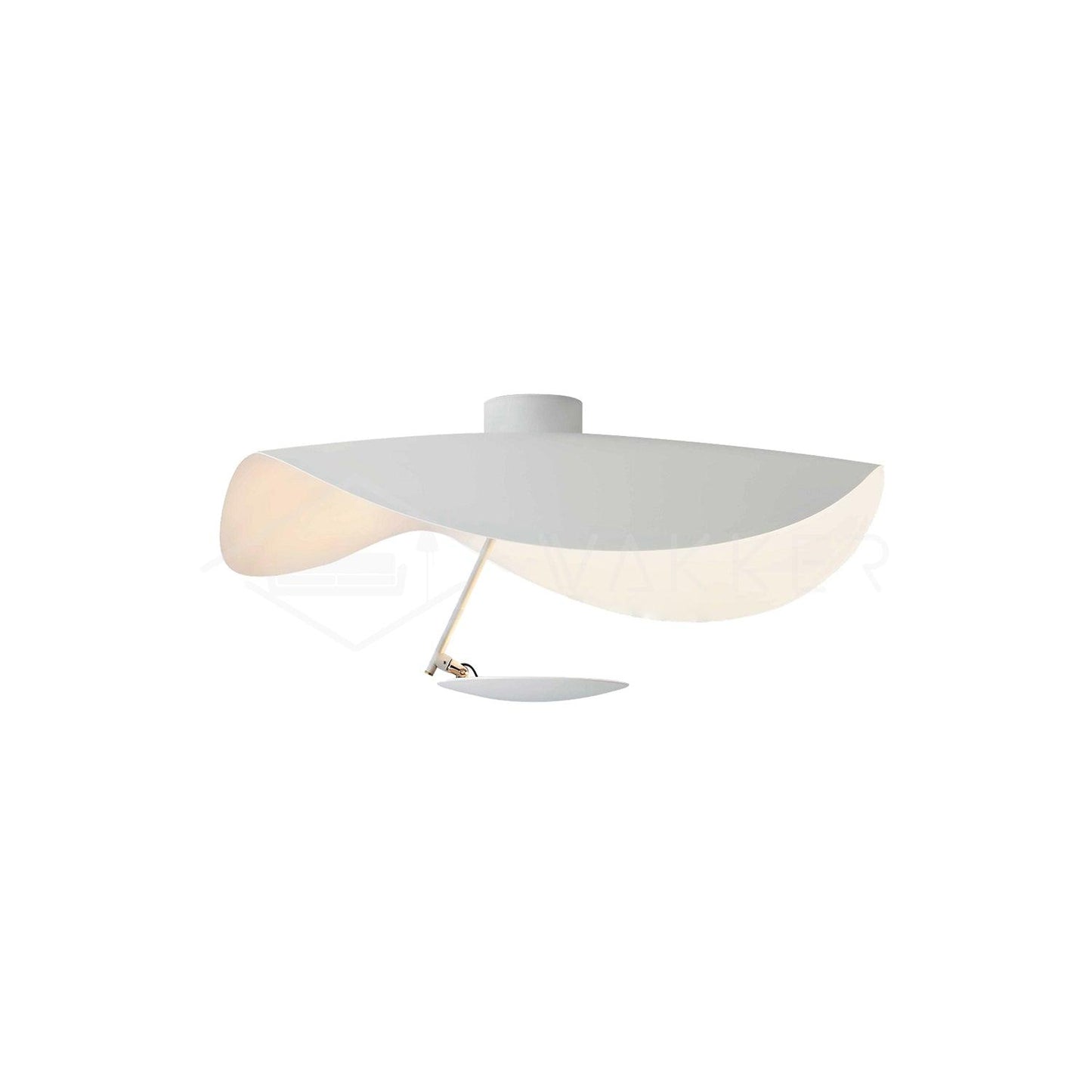 Giorgio Ceiling Light Dia 15.7″ x H 12.2″ / Dia 40cm x H 31cm / White / Warm Light Ceiling lamp