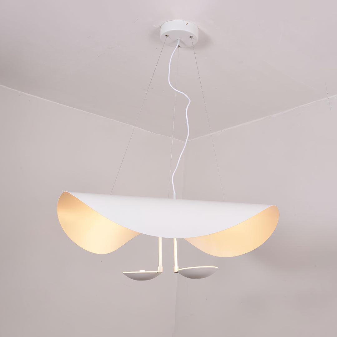 Giorgio Pendant Light Dia 31.5″ x H 13.8″ / Dia 80cm x H 35cm / White / Warm Light Pendant light