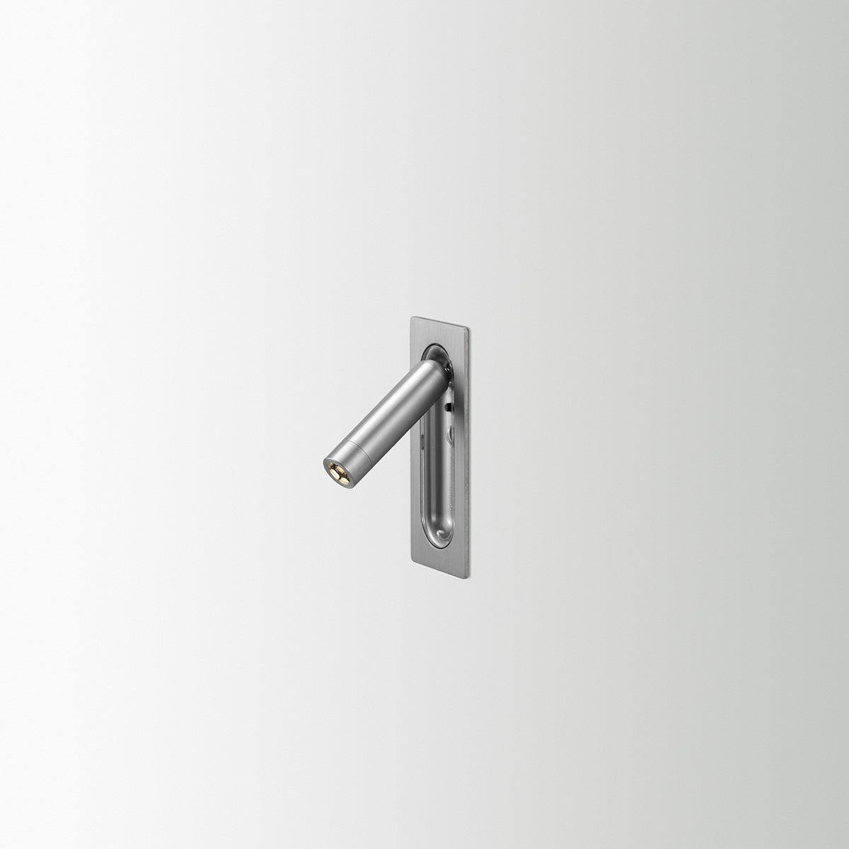 OmniLux Reading Lamp ? 2.8″ x H 6.7″ / Dia 7cm x H 17cm / Polished aluminum / Warm White Wall lamp
