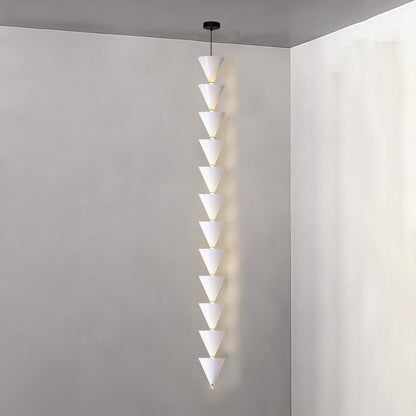 Legato Pendant Light 12 heads ? 6.7″ x H 63″ / Dia 17cm x H 160cm / White / Warm Light Pendant light