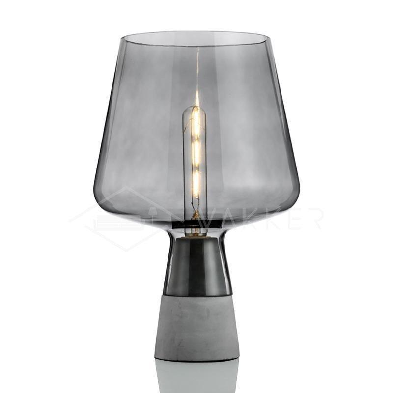 Leimu Table Lamp Dia 7.9″ x H 11.8″ / Dia 20cm x H 30cm / Gray / US Plug Table lamp