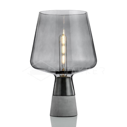 Leimu Table Lamp Dia 7.9″ x H 11.8″ / Dia 20cm x H 30cm / Gray / US Plug Table lamp