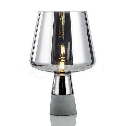 Leimu Table Lamp Dia 7.9″ x H 11.8″ / Dia 20cm x H 30cm / Smoke gray / US Plug Table lamp