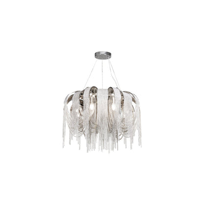 Length Chains Chandelier Round Dia 23.6″ x H 23.6″ / Dia 60cm x H 60cm / Chrome Chandelier