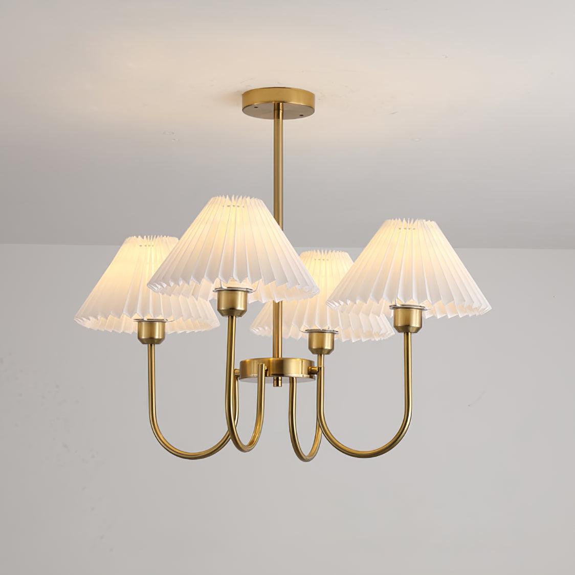 Lenore Pleated Chandelier Chandelier