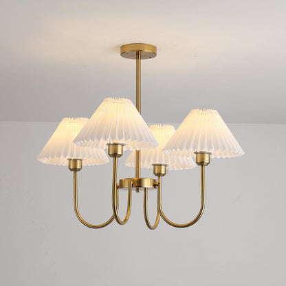 Lenore Pleated Chandelier Chandelier