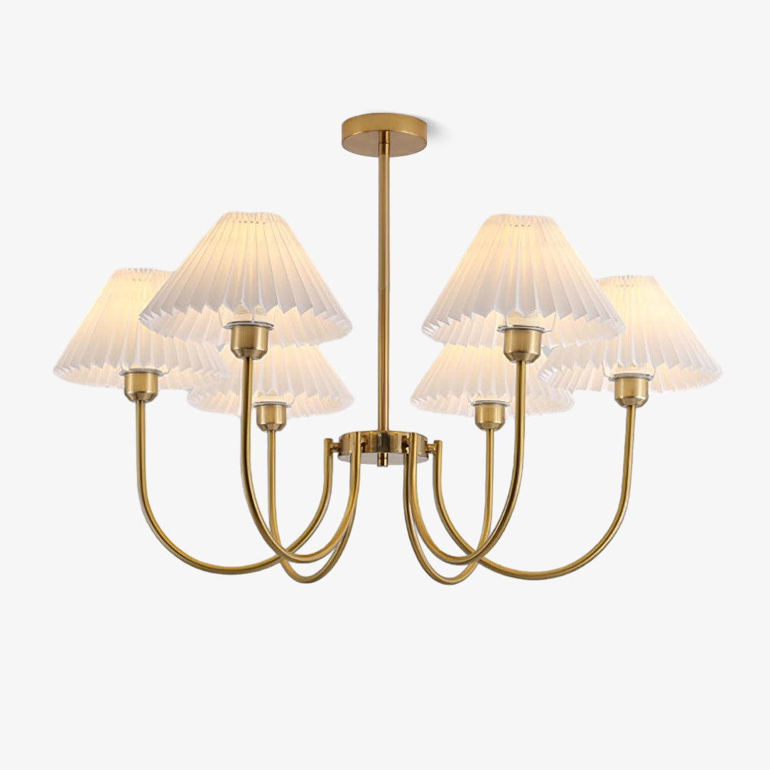 Lenore Pleated Chandelier Chandelier