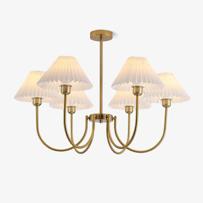 Lenore Pleated Chandelier Chandelier