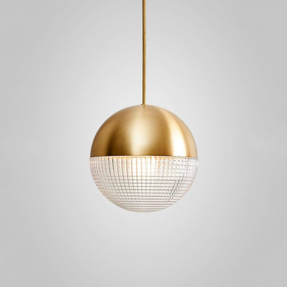 Lens Flair Pendant Lamp Dia 7.9″ x H 7.9″ / Dia 20cm x H 20cm / Gold Pendant light