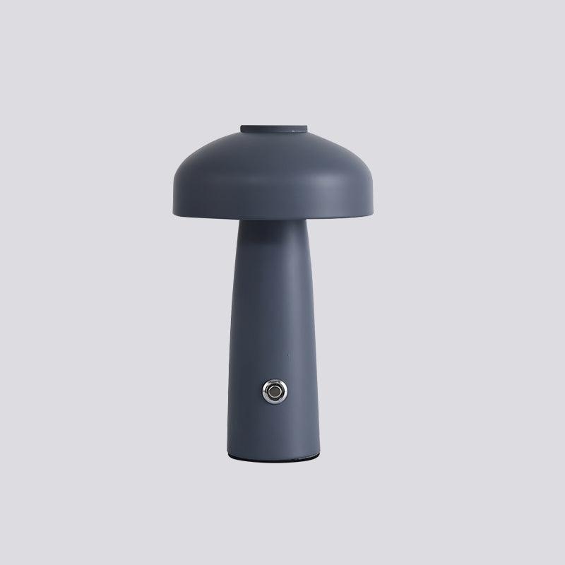 Leon Mushroom Built-in Battery Table Lamp Dia 5.9″ x H 9.8″ / Dia 15cm x H 25cm / Grey / Touch Switch Table lamp