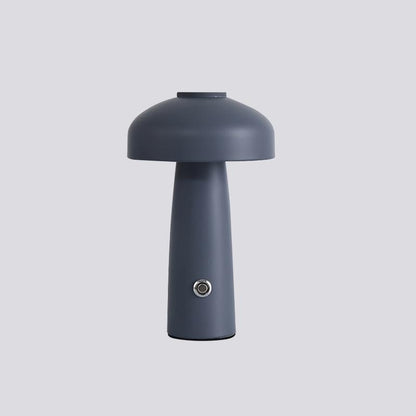 Leon Mushroom Built-in Battery Table Lamp Dia 5.9″ x H 9.8″ / Dia 15cm x H 25cm / Grey / Touch Switch Table lamp
