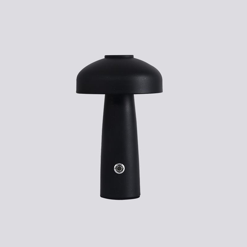 Leon Mushroom Built-in Battery Table Lamp Dia 5.9″ x H 9.8″ / Dia 15cm x H 25cm / Black / Touch Switch Table lamp