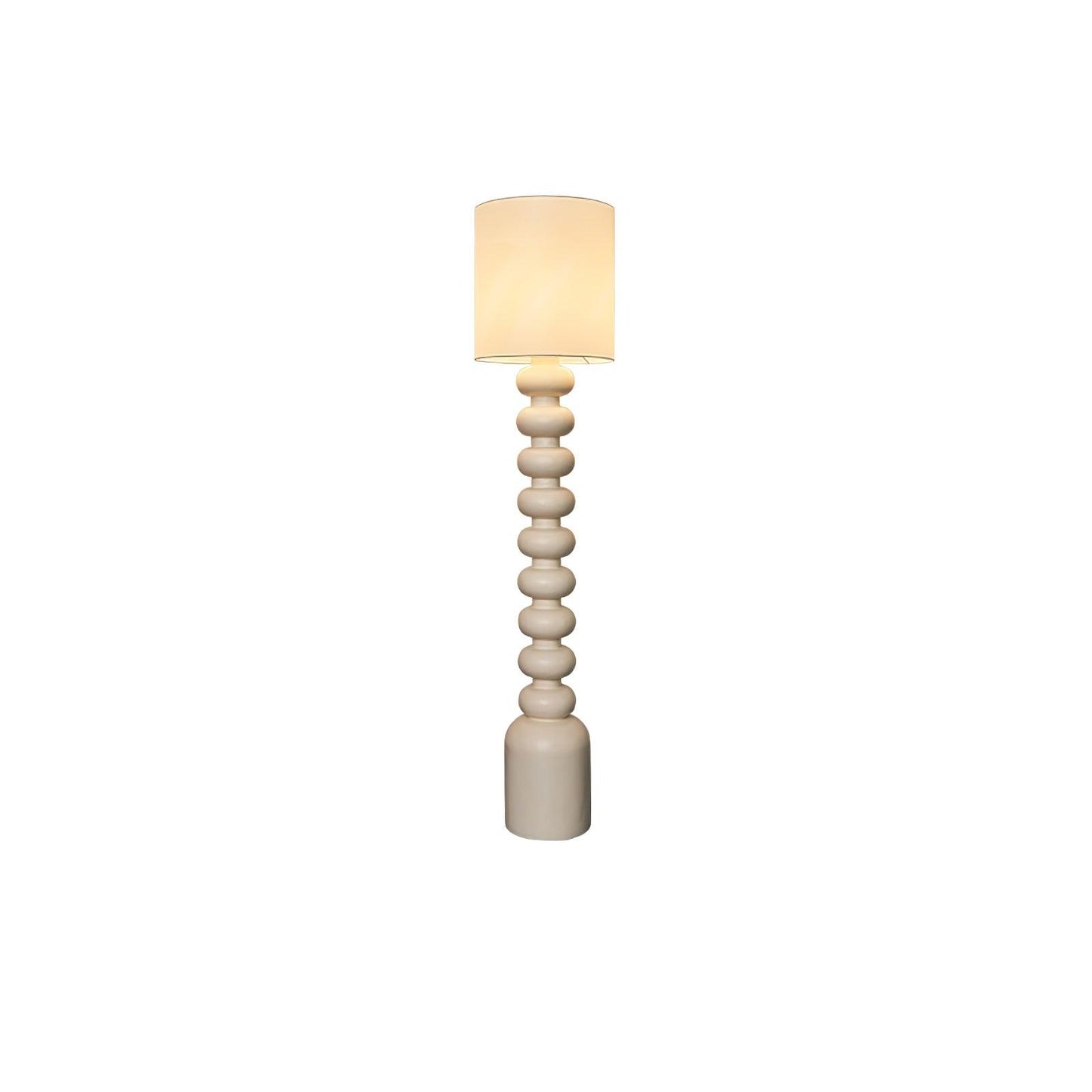 Leona Floor Lamp Smooth: Dia 11.8″ x H 70″ / Dia 30cm x H 178cm / White / US Plug Floor lamp