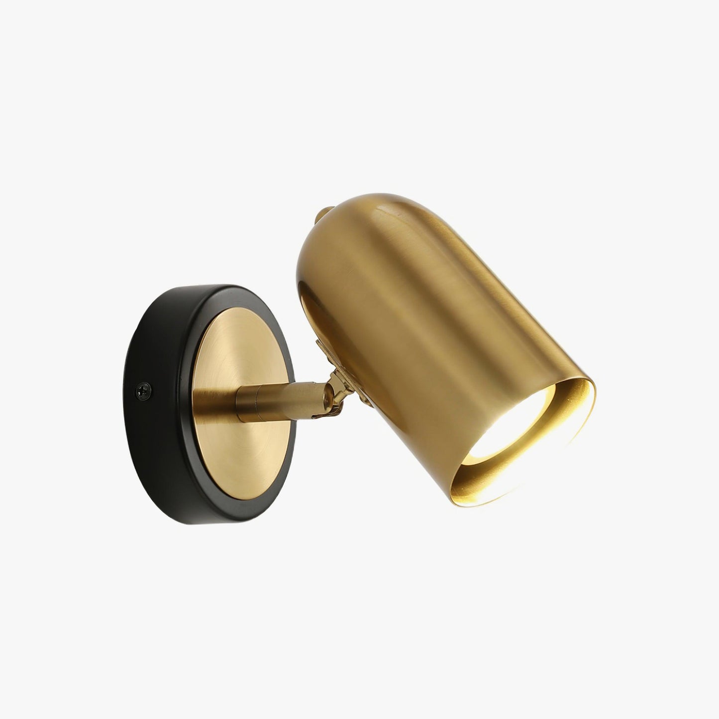 Leonardo Gold Wall Lamp Dia 3″ x H 5.5″ / Dia 7.5cm x H 14cm / Gold Wall lamp