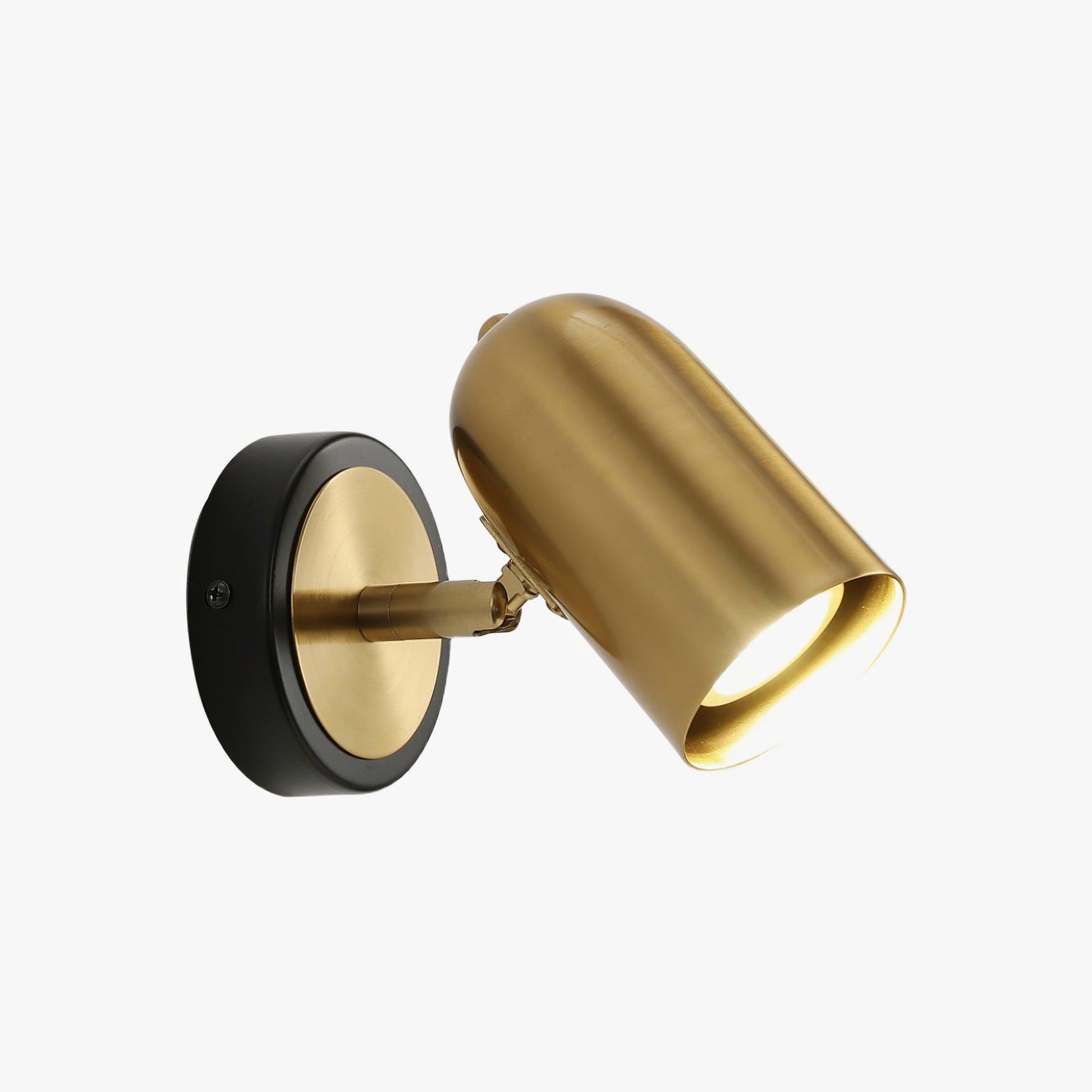 Leonardo Gold Wall Lamp Dia 3″ x H 5.5″ / Dia 7.5cm x H 14cm / Gold Wall lamp