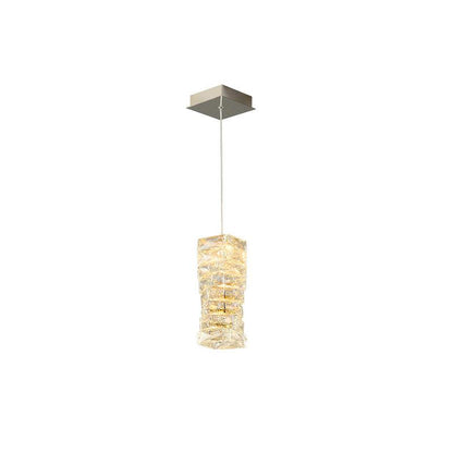 Leuchten Crystal Pendant Lamp Dia 4.7″ x H 9.8″ / Dia 12cm x H 25cm / Clear / Warm White Pendant light