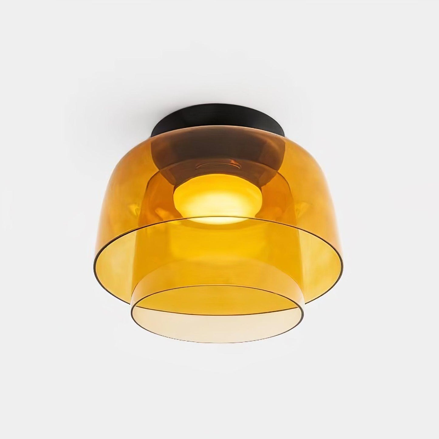 Levels Ceiling Light Double layer ? 12.6″ x H 9.4″ / ? 32cm x H 24cm / Orange / Warm Light Ceiling lamp